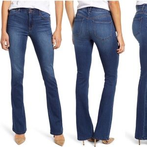 Wit and Wisdom Ab-Solution High Waist Itty Bitty Bootcut Jeans, Size 12